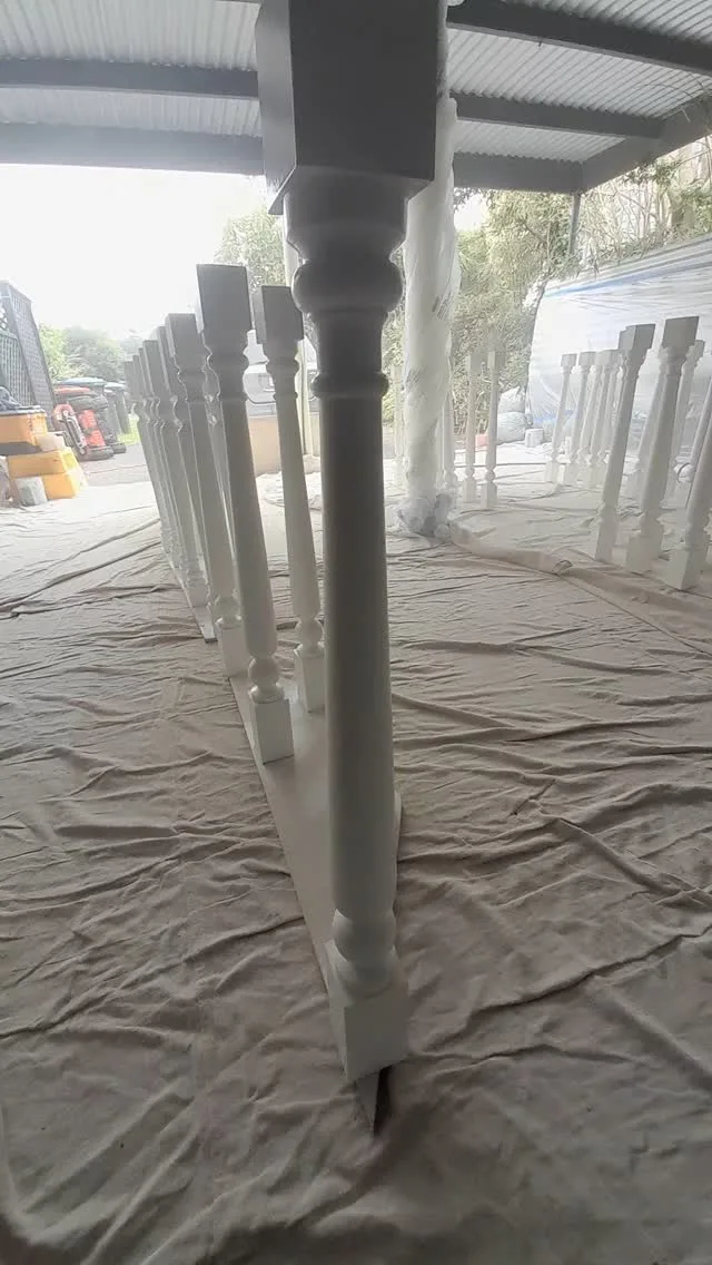 We do a good job with spray balustrade in Mount Eden, 3 floors of the house complete, sanding, brushing, rollers, tapes, plastics, securi...